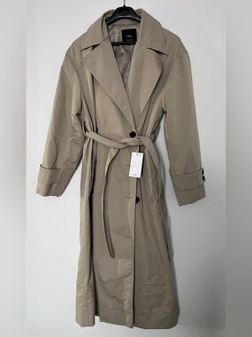 Mango Taupe Trench Coat with Belt